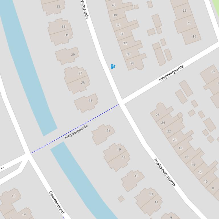 Kaart van  Kleipeergaarde.