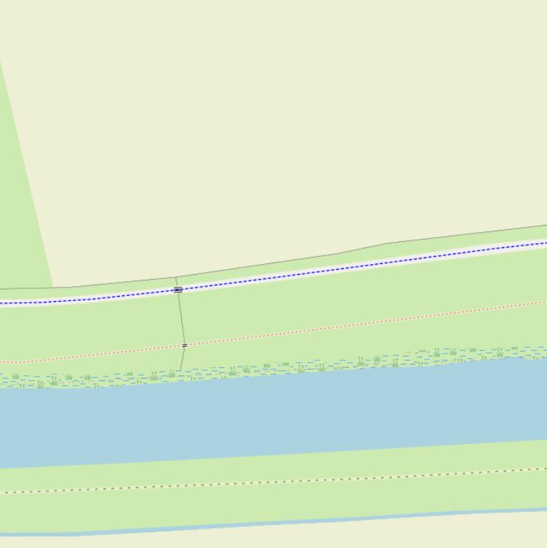 Kaart van de Klieverdijk.