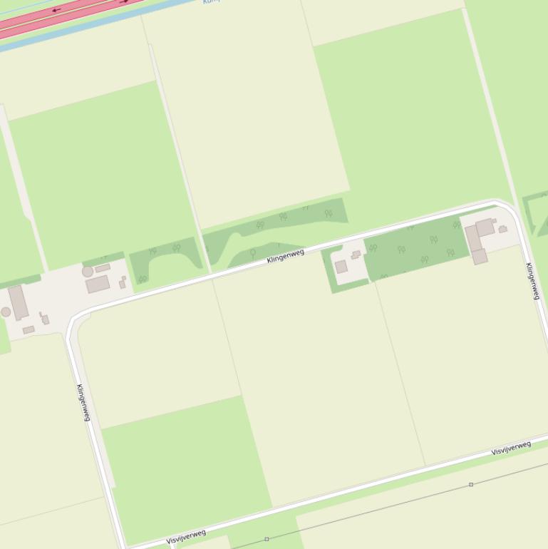 Kaart van de Klingenweg.