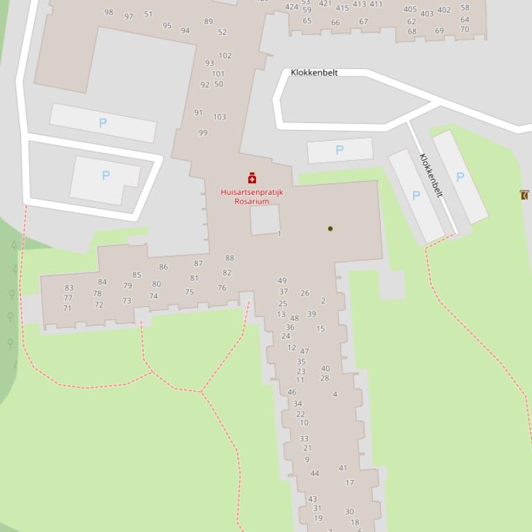 Kaart van  Klokkenbelt.