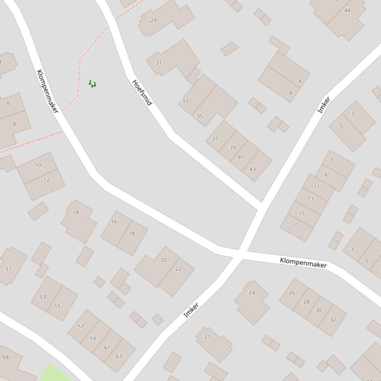 Kaart van  Klompenmaker.