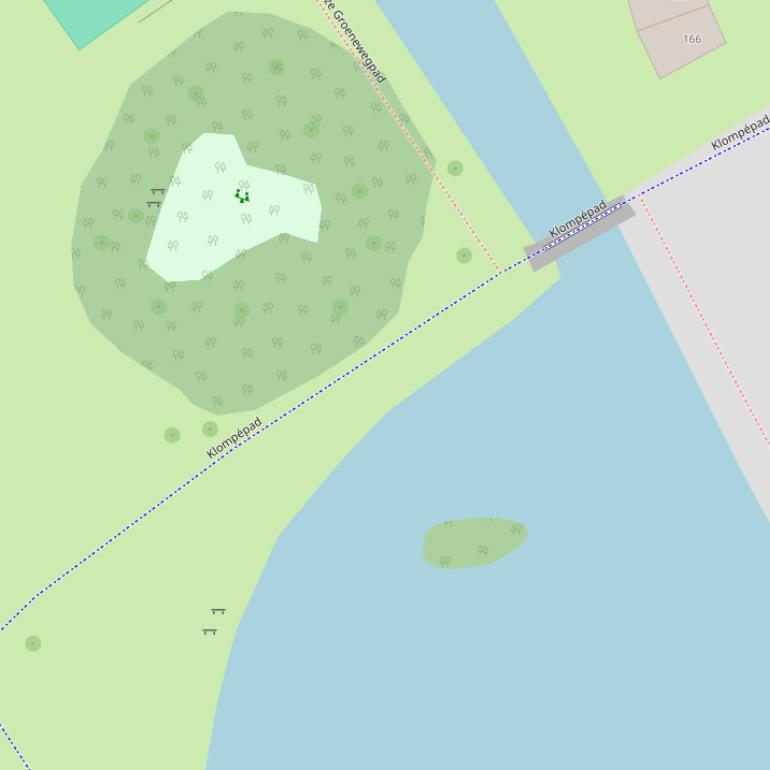 Kaart van het Klompépad.