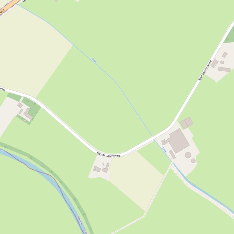 Kaart van de Klompmakersweg.