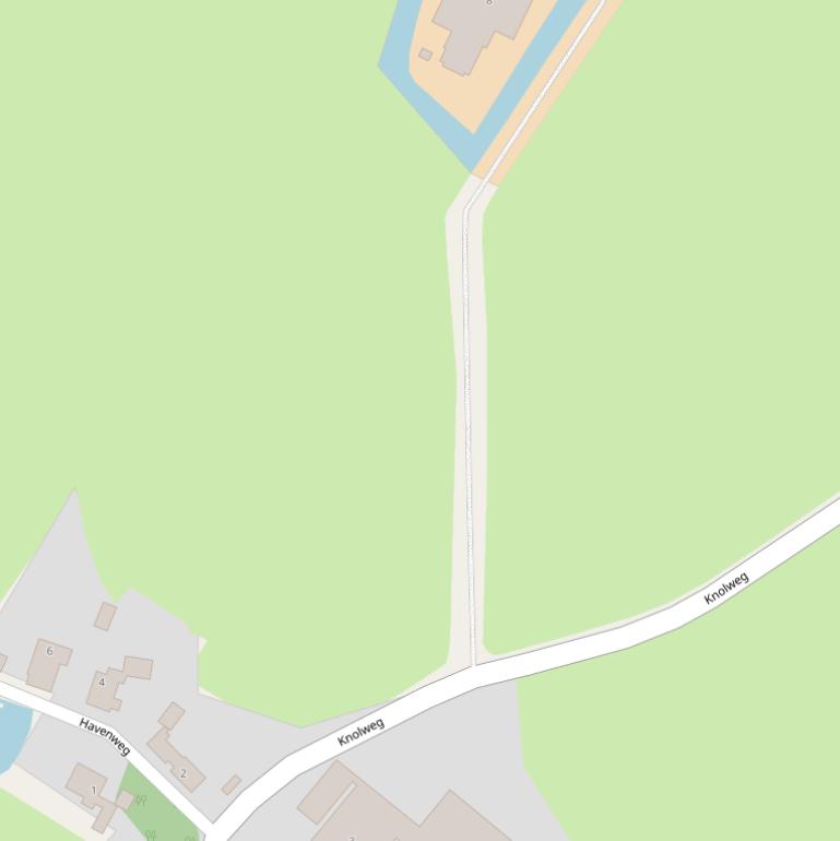 Kaart van de Knolweg.