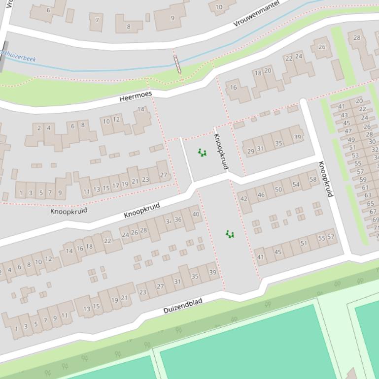 Kaart van  Knoopkruid.