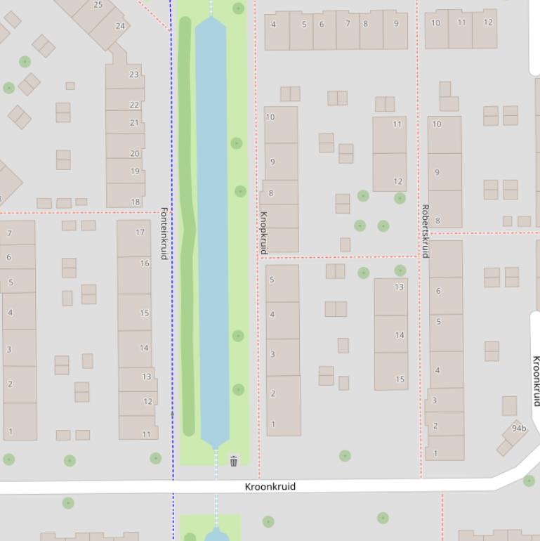 Kaart van  Knopkruid.