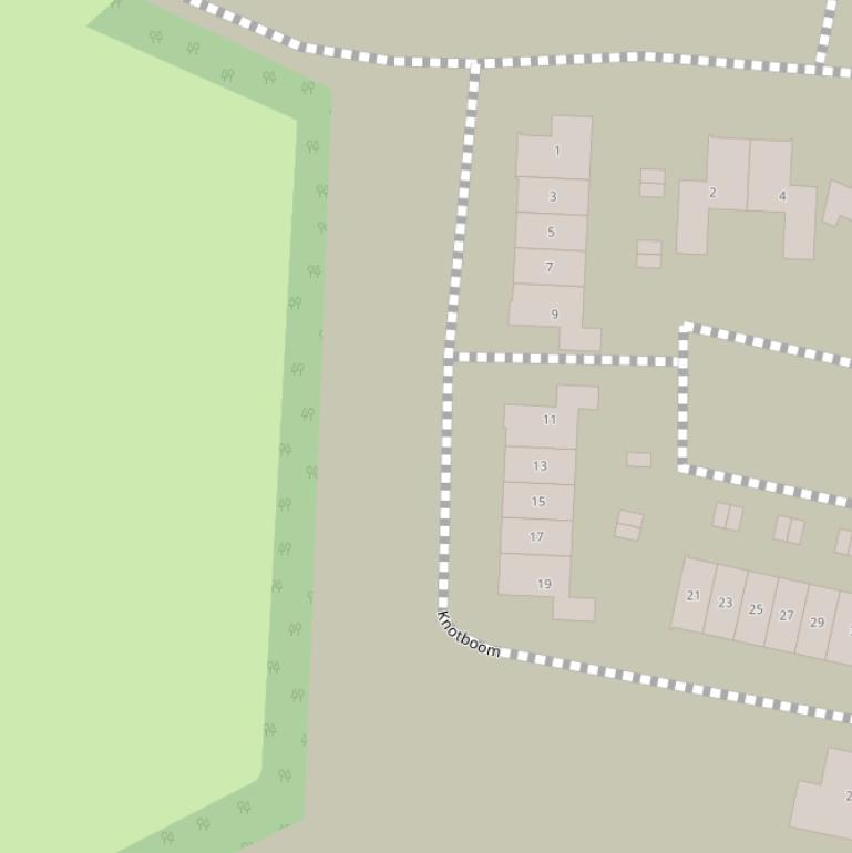 Kaart van  Knotboom.