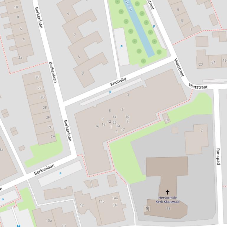 Kaart van  Knotwilg.