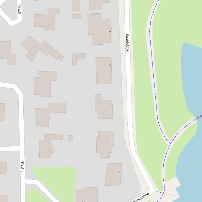 Kaart van  Koaidobbe.