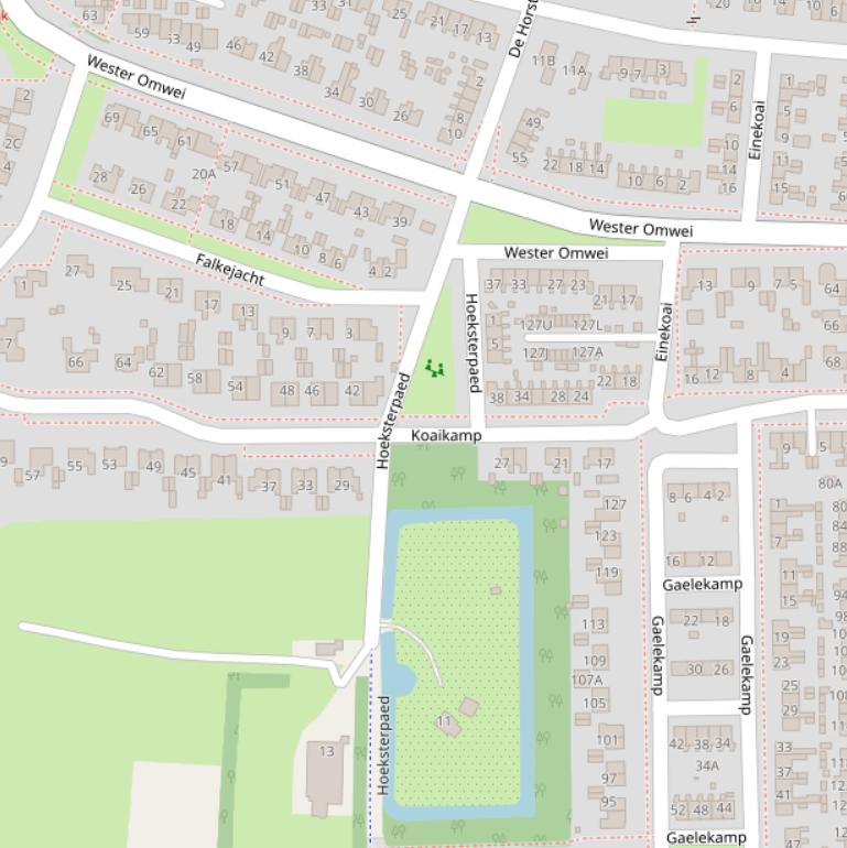 Kaart van  Koaikamp.