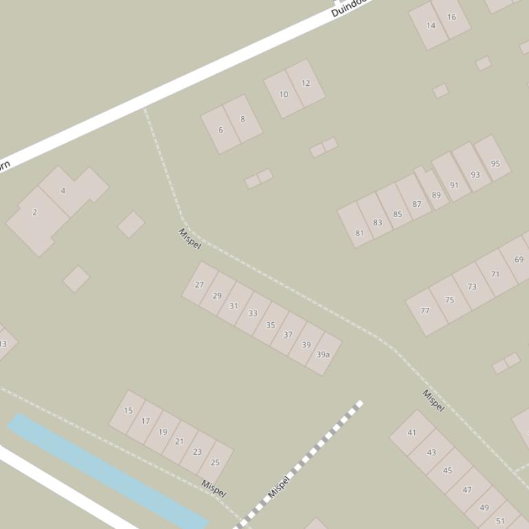 Kaart van  Koebraam.