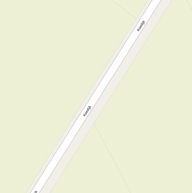 Kaart van de Koedijk.