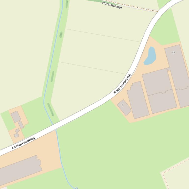 Kaart van de Koekovenseweg.