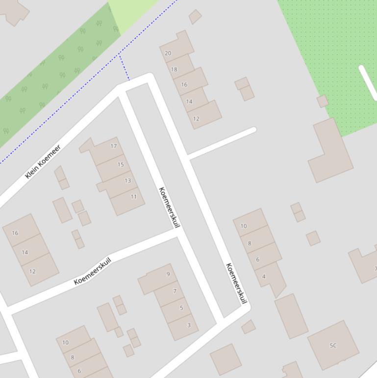 Kaart van  Koemeerskuil.