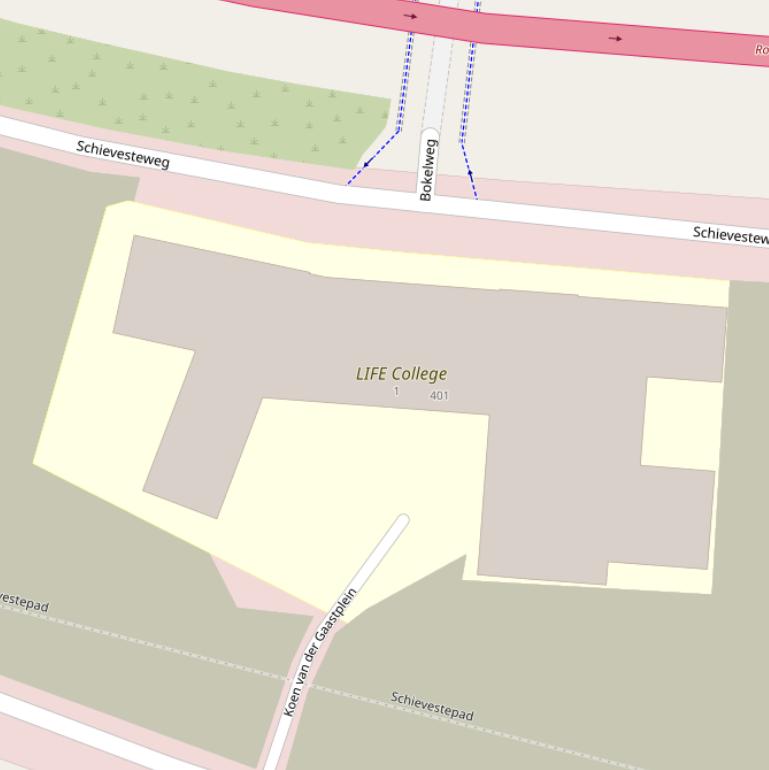 Kaart van  Koen van der Gaastplein.