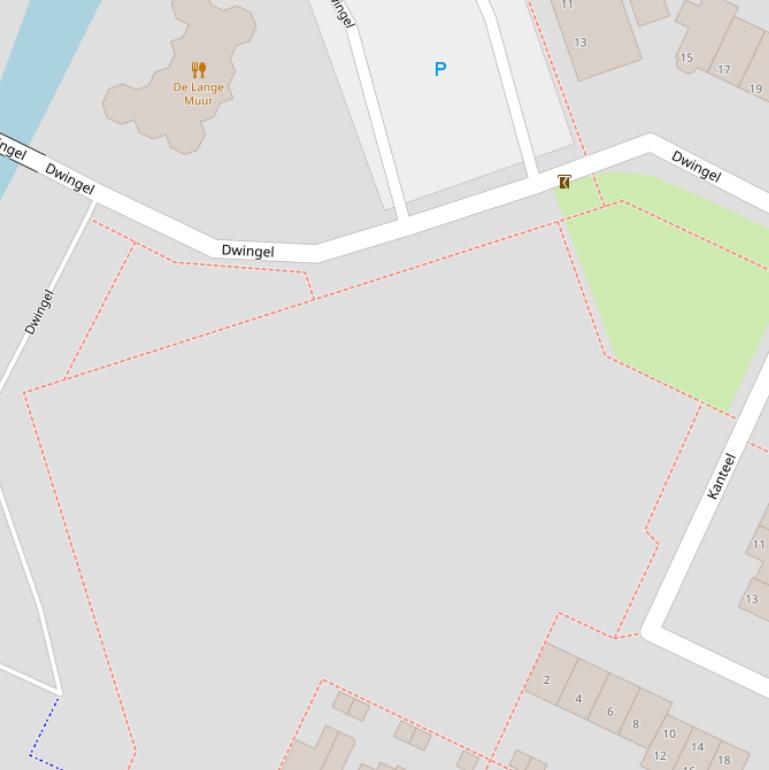 Kaart van de Koggenhof.