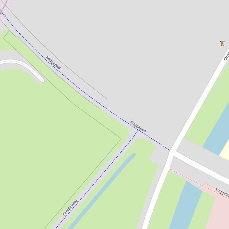 Kaart van het Koggepad.