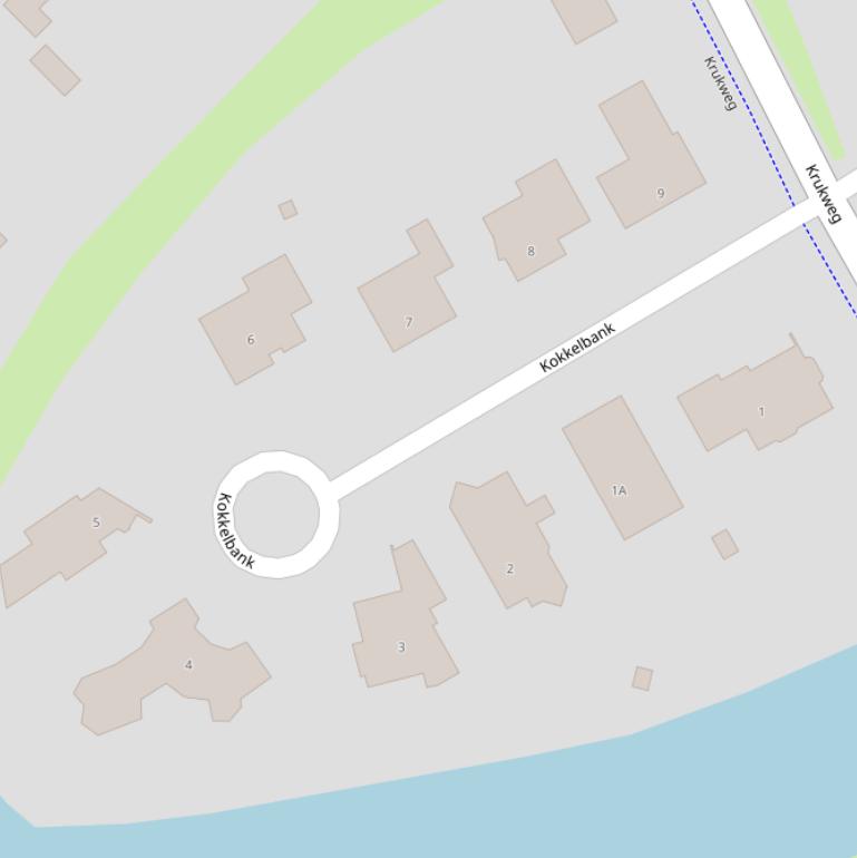 Kaart van  Kokkelbank.