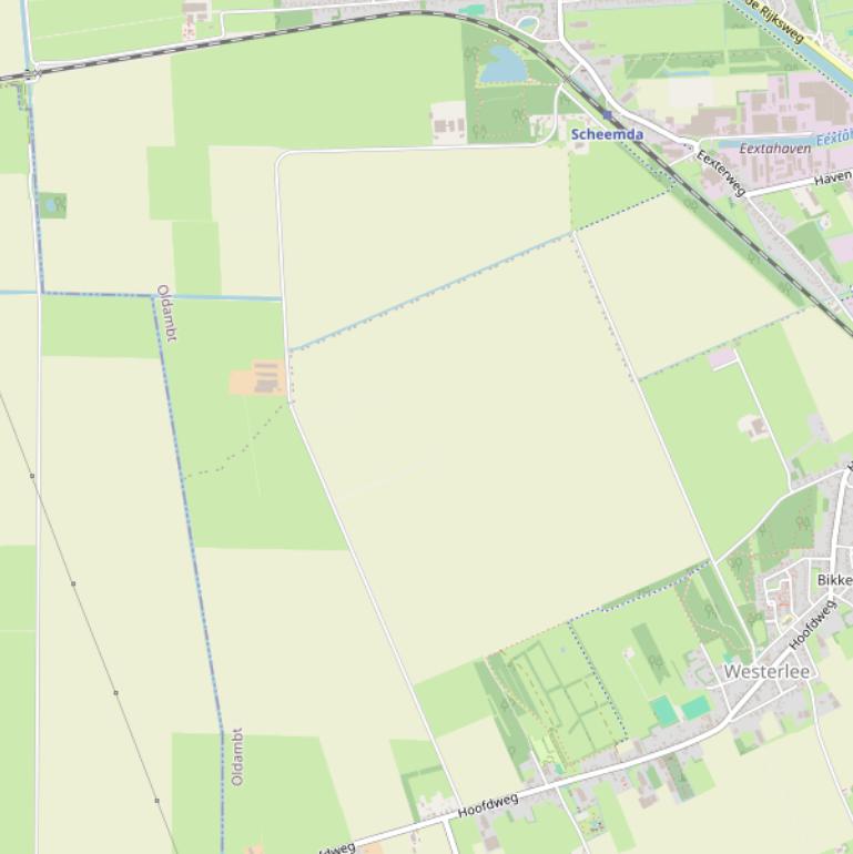 Kaart van de Kolkenweg.