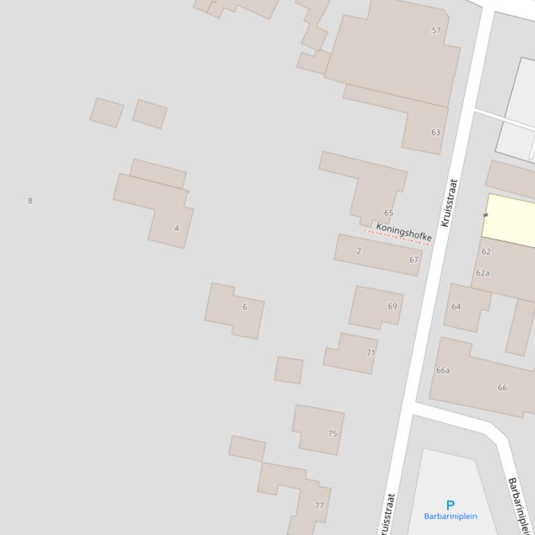 Kaart van  Koningshofke.