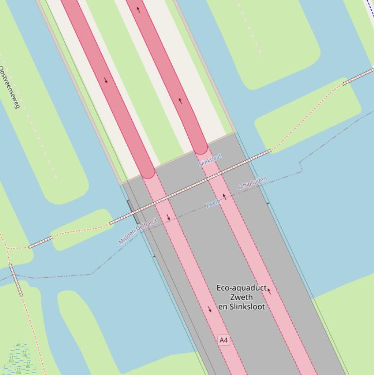 Kaart van het Koningshofpad.