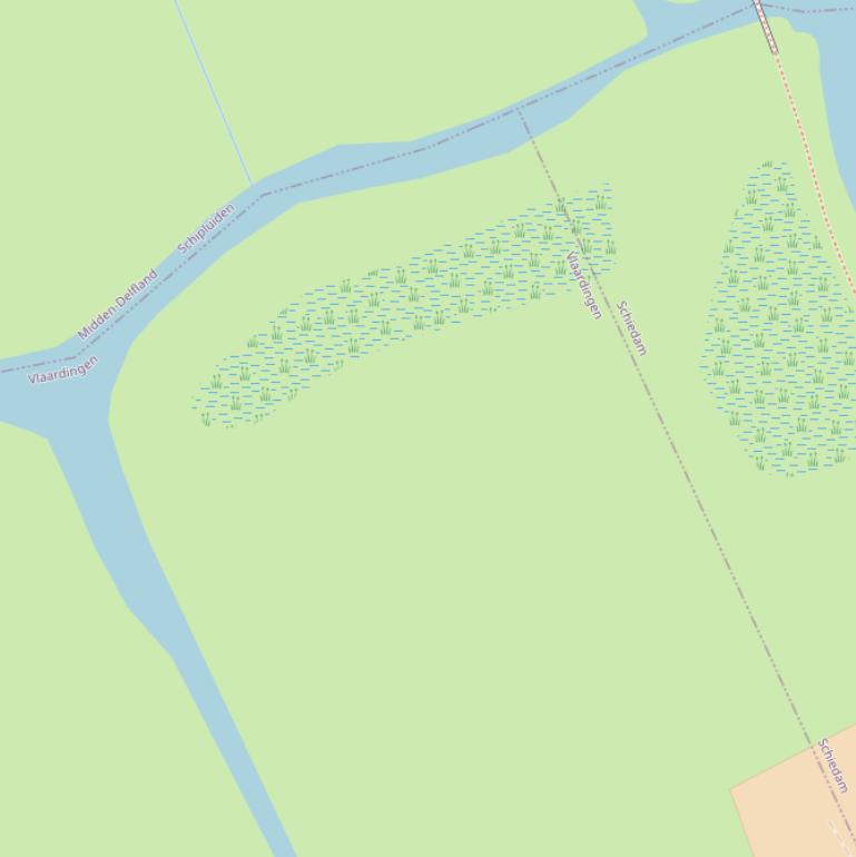 Kaart van het Koningshofpad.