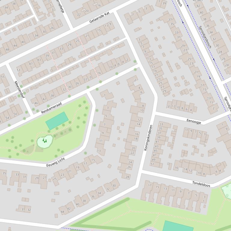 Kaart van  Koningskinderen.