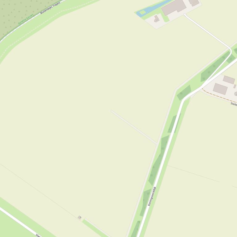 Kaart van de Koningsoorddijk.