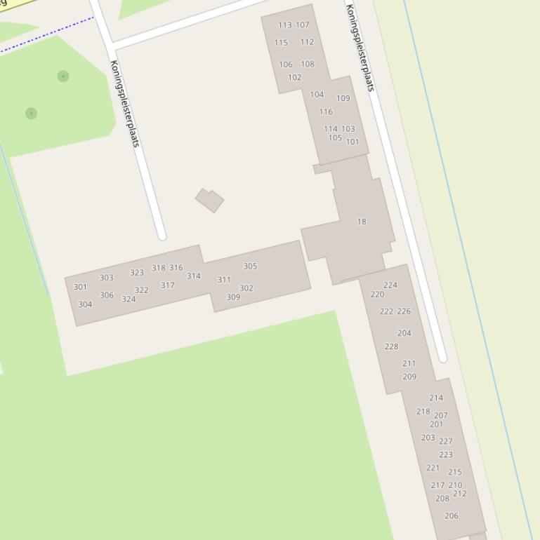 Kaart van de Koningspleisterplaats.