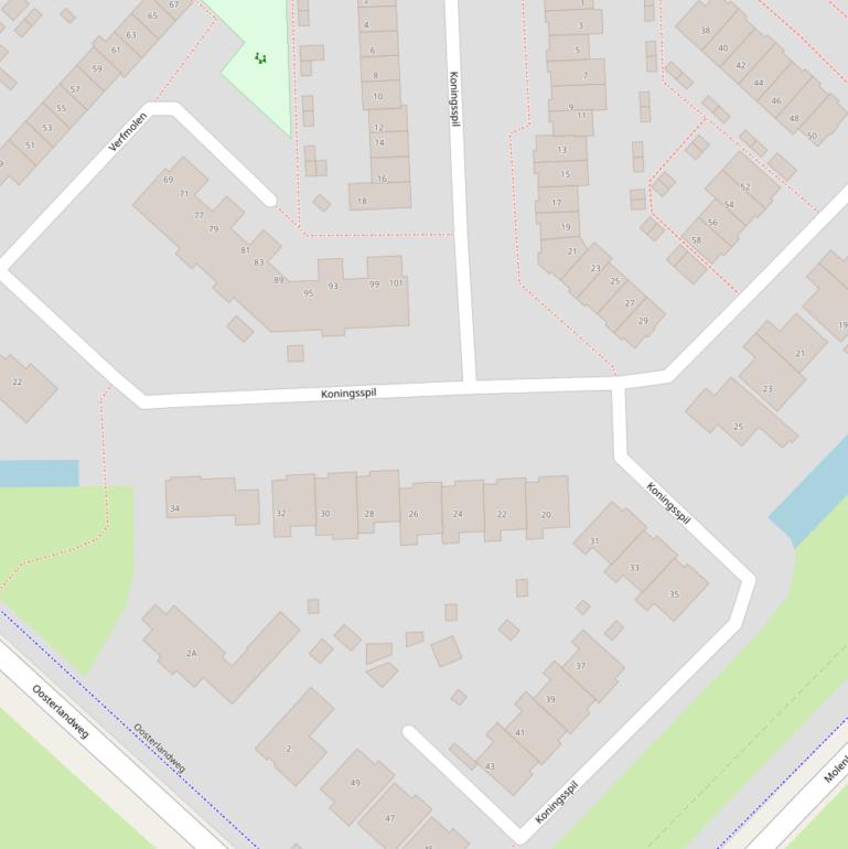 Kaart van  Koningsspil.