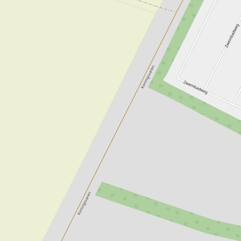 Kaart van  Koningsvaren.