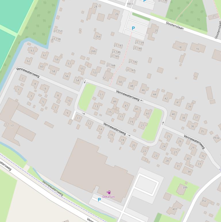 Kaart van het Koningsveld.