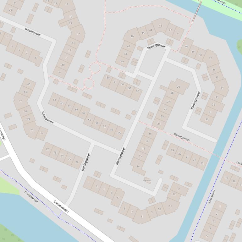 Kaart van  Koningsweer.