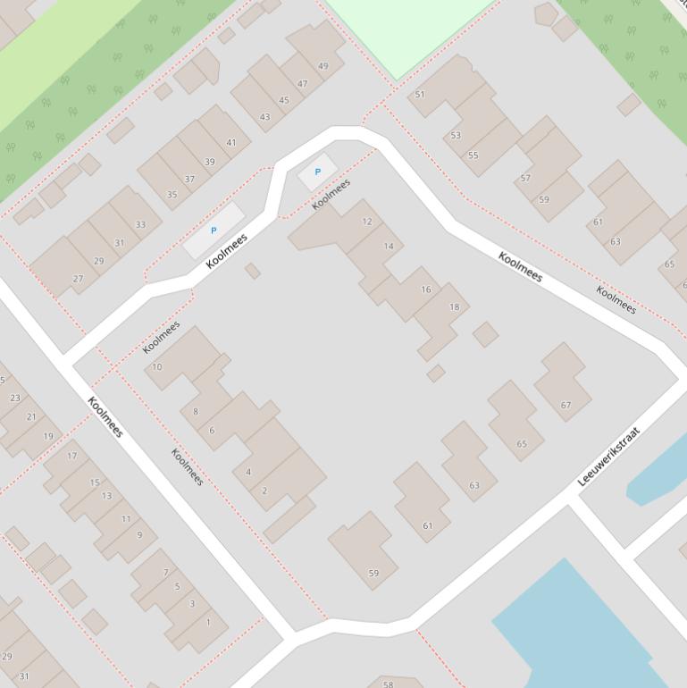 Kaart van  Koolmees.