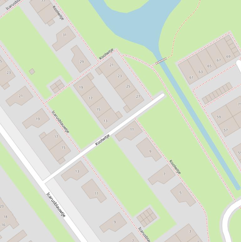 Kaart van  Koolwitje.