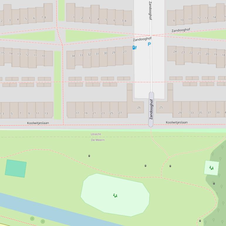 Kaart van de Koolwitjeslaan.