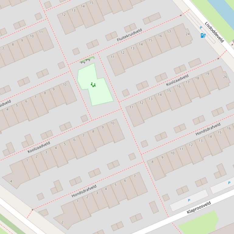 Kaart van het Koolzaadveld.