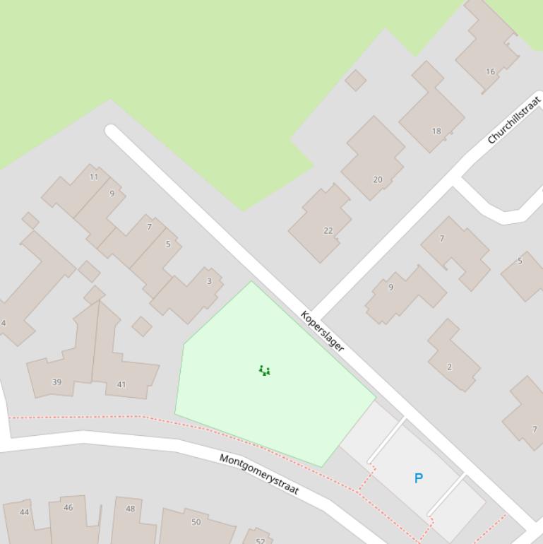 Kaart van  Koperslager.