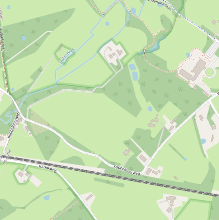 Kaart van de Koppelboerweg.