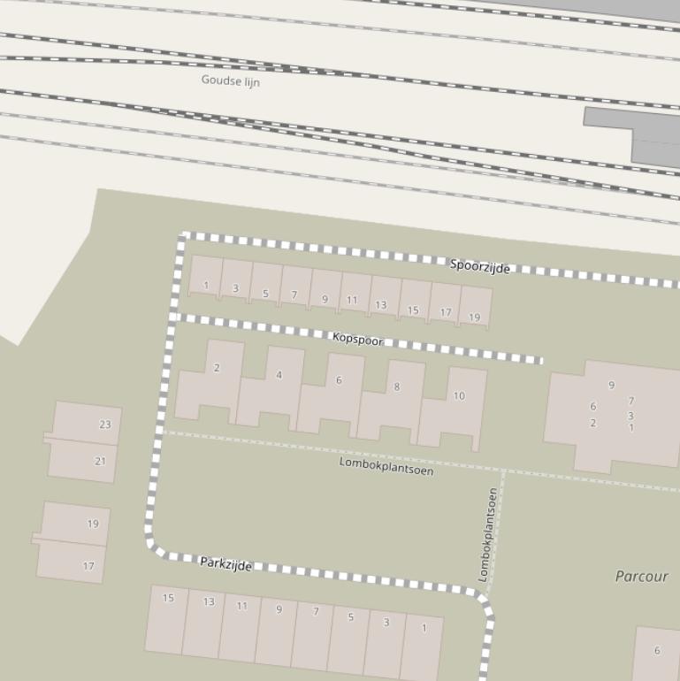 Kaart van  Kopspoor.