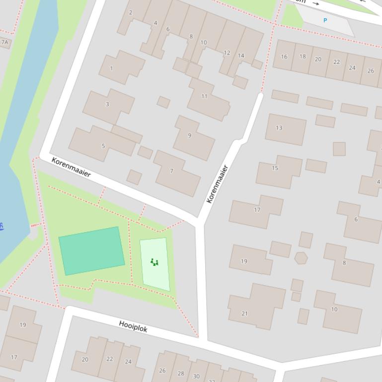 Kaart van  Korenmaaier.