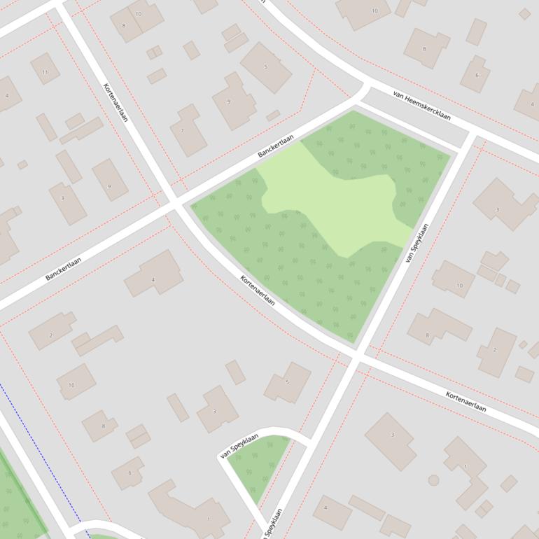 Kaart van de Kortenaerlaan.