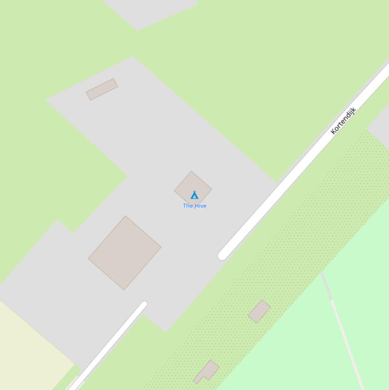 Kaart van de Kortendijk.