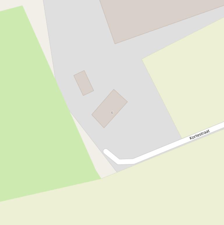 Kaart van de Kortestraat.