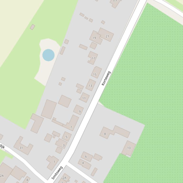 Kaart van de Korteweg.