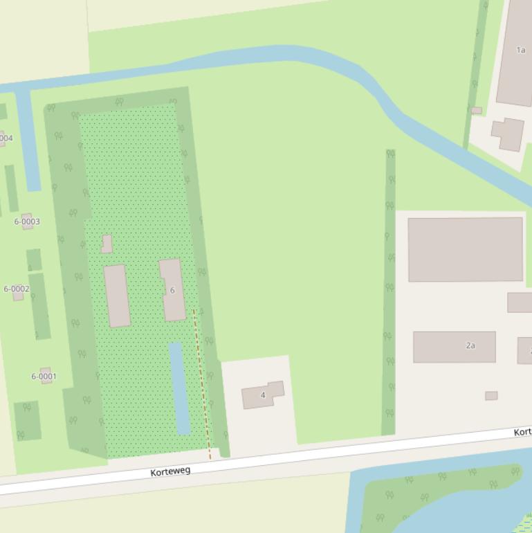 Kaart van de Korteweg.