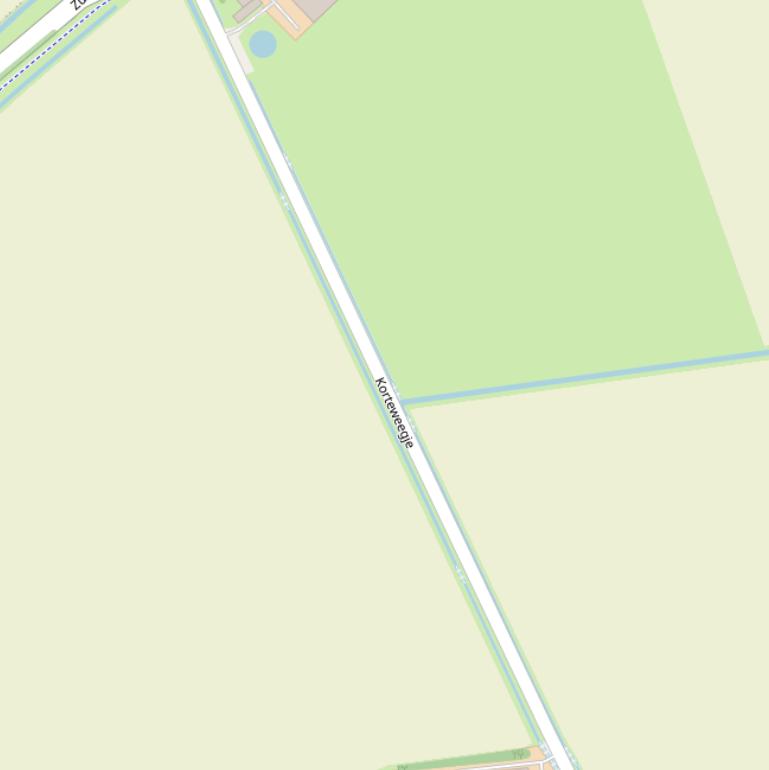 Kaart van  KorteWegje.