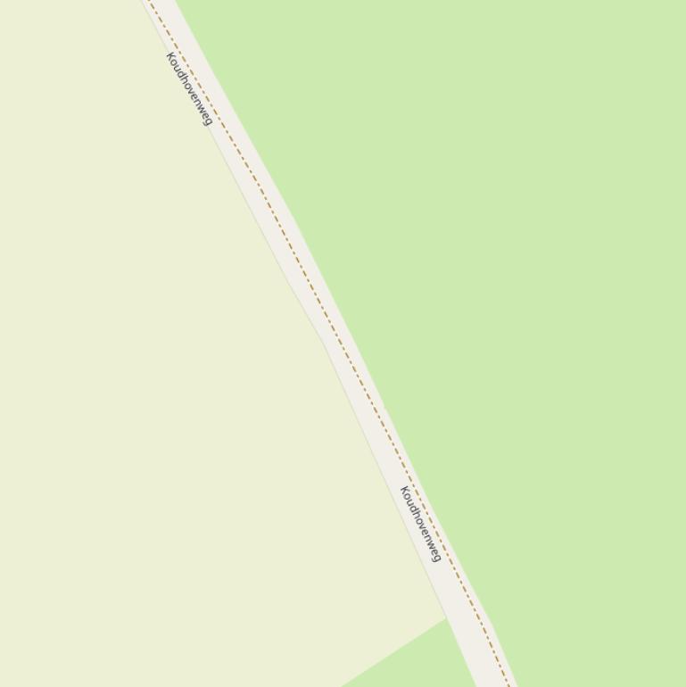 Kaart van de Koudhovenweg.