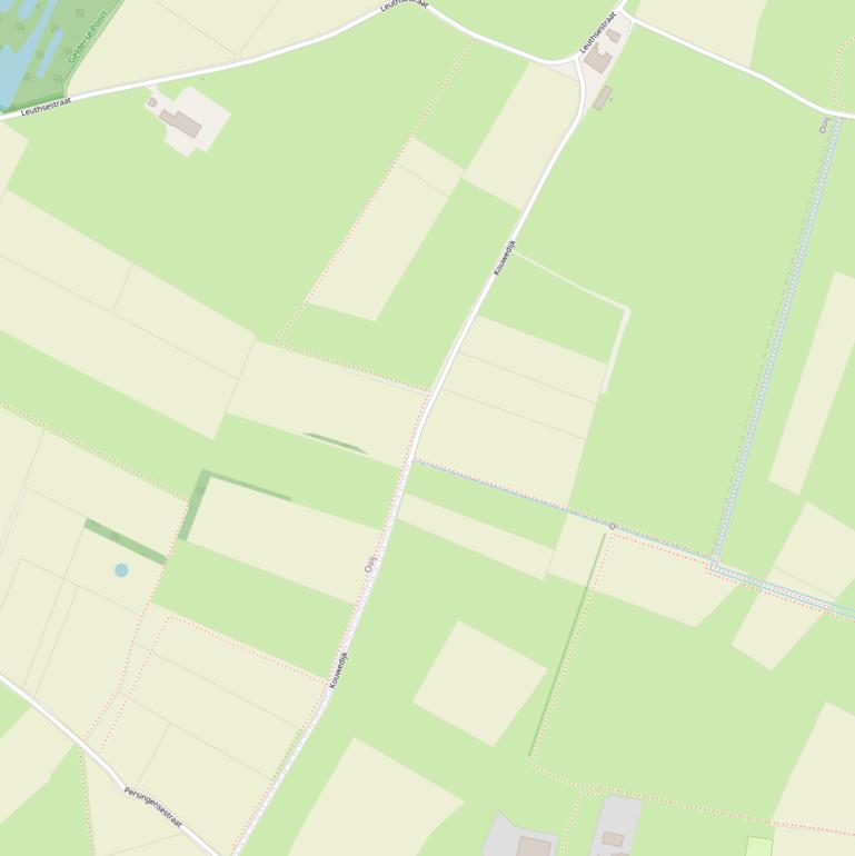 Kaart van de Kouwedijk.