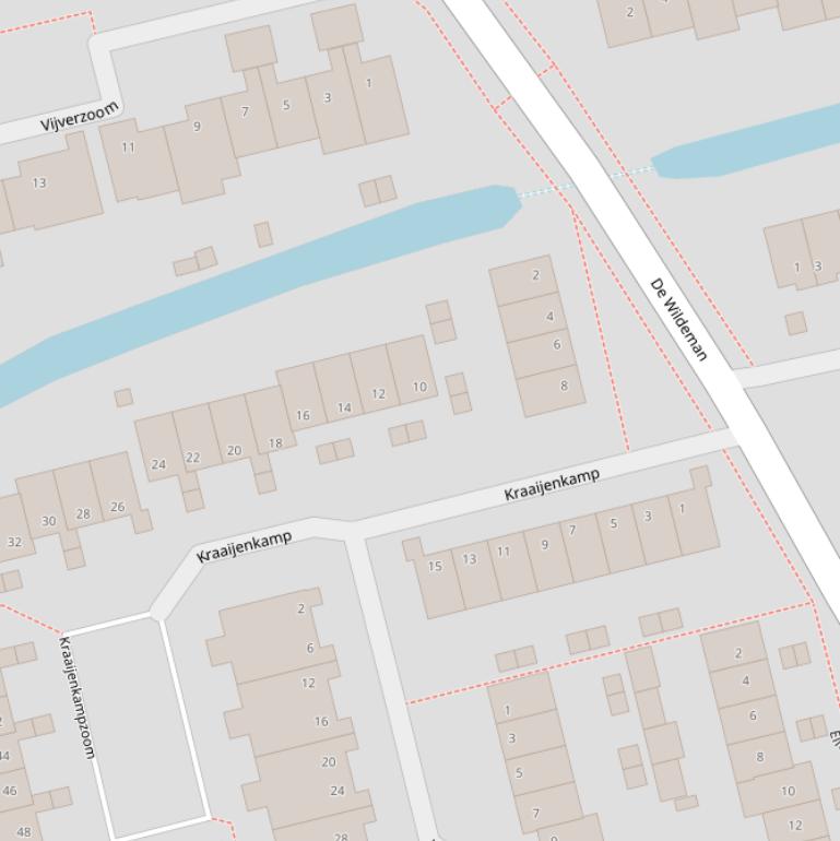 Kaart van  Kraaijenkamp.